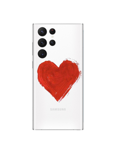 Husa Samsung Galaxy S23 Ultra, Silicon Premium, BIG HEART